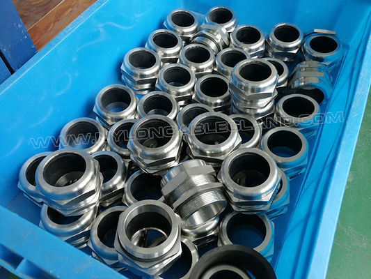 Ozone & Temperature Resistant 304, 316, 316L Stainless Steel M20 Cable Gland IP68 with Silicone Seals